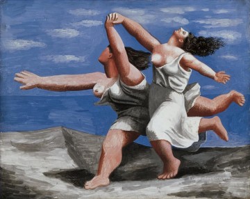 Pablo Picasso Painting - Mujeres corriendo en la playa 2 Pablo Picasso